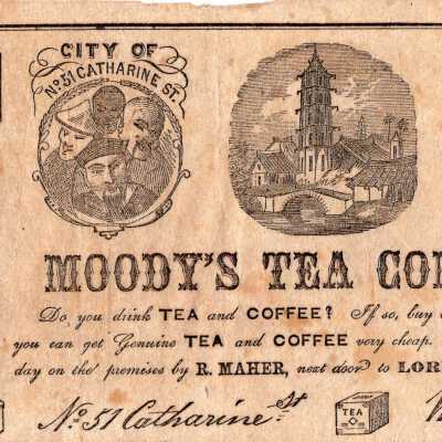 Moody's Tea Company, 19th-Century Trade Cade