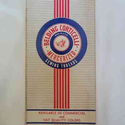 Belding Corticelli Thread Sample Book 1955