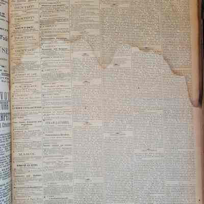 Willimantic Journal Archive 1889