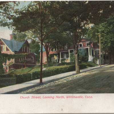 Looking North on Church Street Willimantic