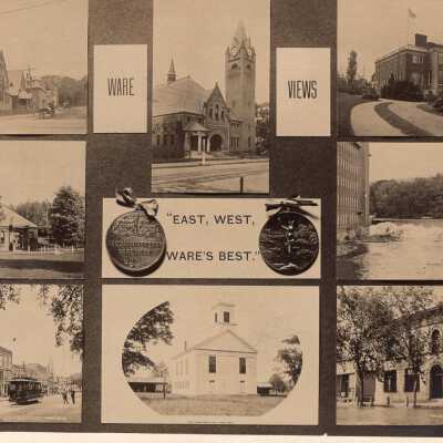 Ware Massachusetts Post Card
