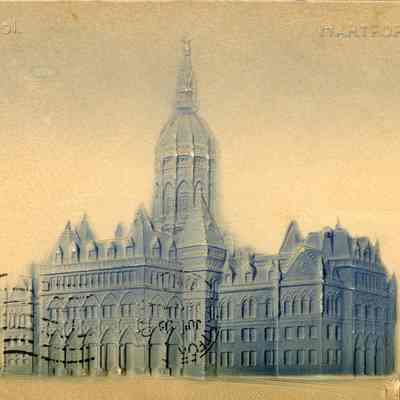 Postcard of the CT State Capitol