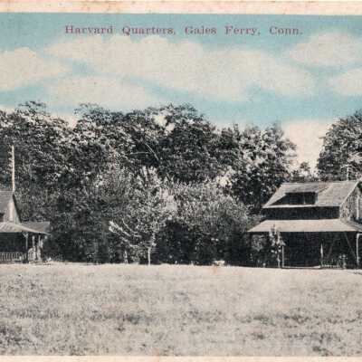 Harvard Quarters, Gales Ferry Connecticut Postcard
