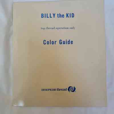 ATCO Billy the Kid Color Guide Sample Book