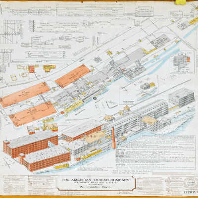 Fire Insurance Plan of Mills Number 2, 5, and 6, American Thread Company
