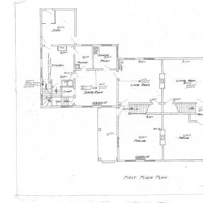 Architectural Plan of Worker Row House