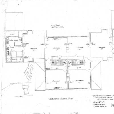Architectural Plan of Worker Row House