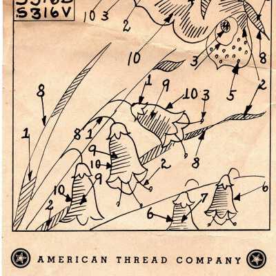 American Thread Embroidery Sheet