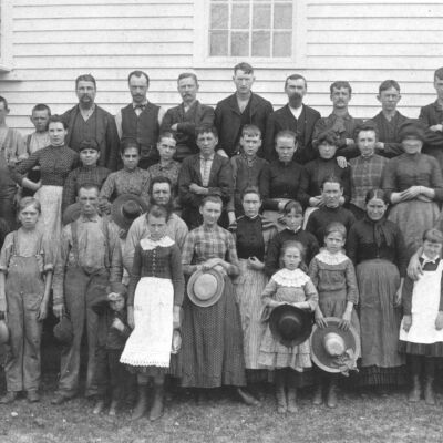 Photograph of Textile Mill Workers, Hop River Mill