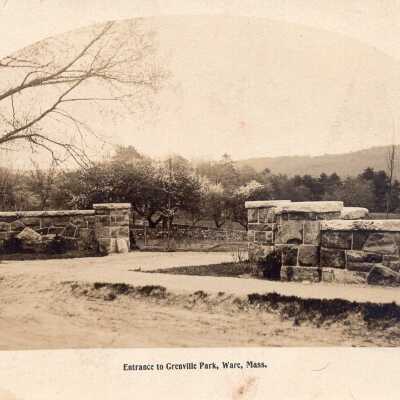 Entrance to Grenville Park, Ware, Mass.