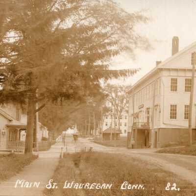 Main Street Wauregan Post Card