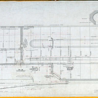 Architectural Plan of Boiler House, American Thread Company
