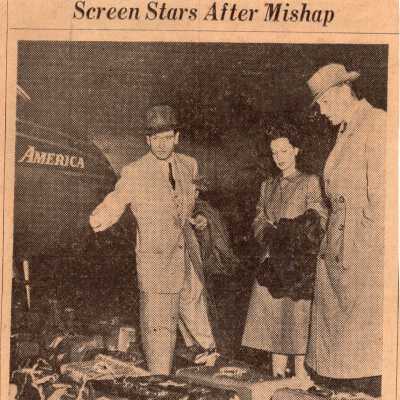 Article on the forced plane landing in Windham Airport in 1946