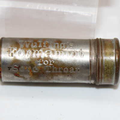 Pill Vial - Wulfing's Formamint for Sore Throat