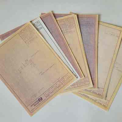 Various ATCO Blueprints for Machine Parts 1941-73