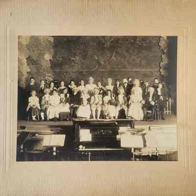 Photograph of Performers at the Loomer Opera House, Willimantic, CT