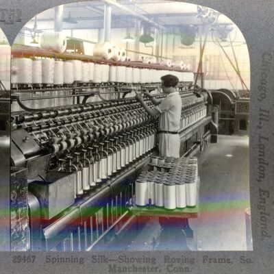 Silk Mill Worker, Cheney Silk Mills