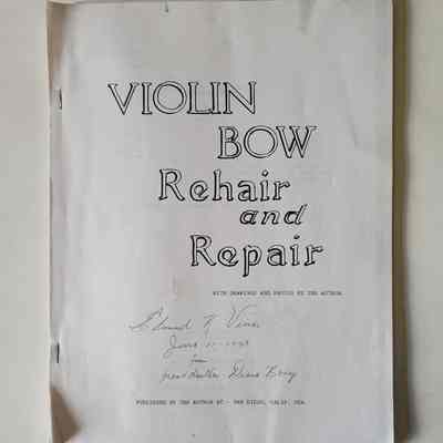 Violin Bow Rehair and Repair