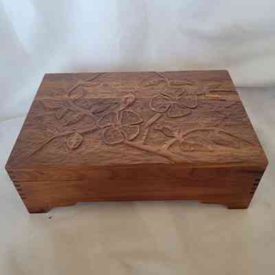 Wooden Box with Ostby & Barton Co Guarantee