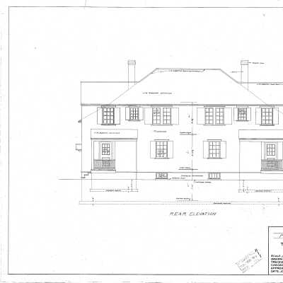 Architectural Plan of Worker Row House