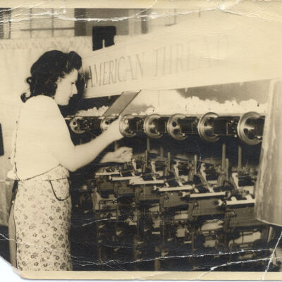 Photograph of Textile Mill Worker