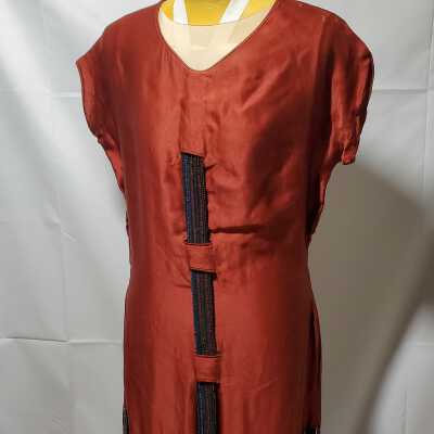 1920s Silk and Beadwork Dress