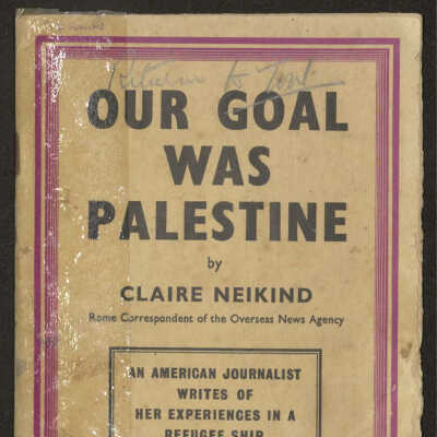 Our Goal was Palestine