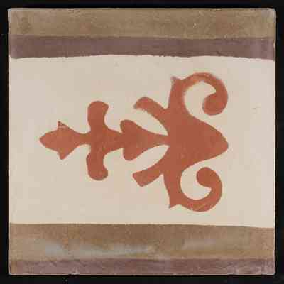 The Central Border Tile بلاطة زنار النص