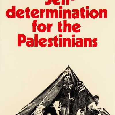 حقّ تقرير المصير للفلسطينيّين