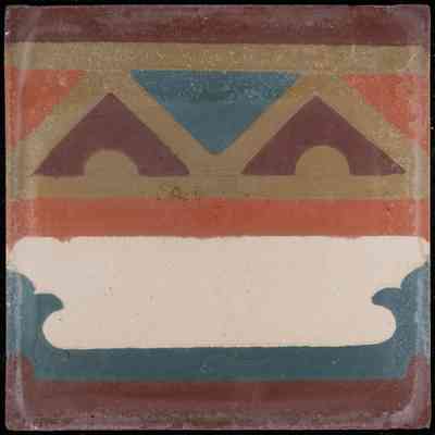 The Mosque Door Border Tile بلاطة زنار باب الجامع