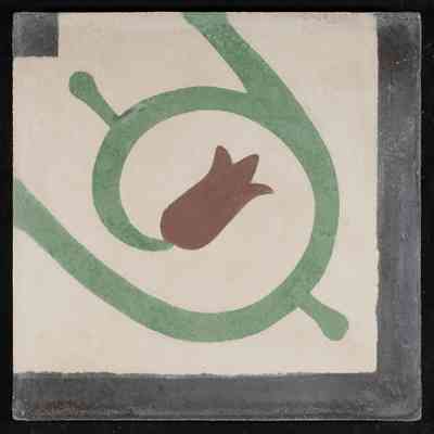 The Cup Border Corner Tile بلاطة زاوية زنار الفنجان