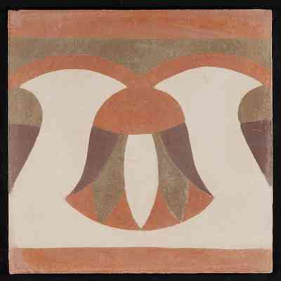 The Flame Border Tile بلاطة زنار الشعلة