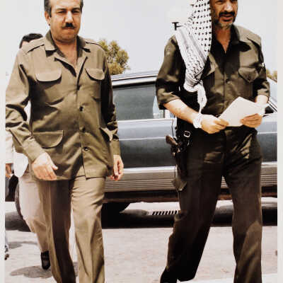 ياسر عرفات وخليل الوزير