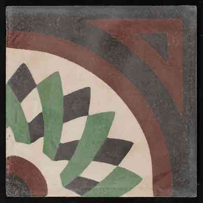 The Braided Border Corner Tile بلاطة زاوية زنار المجدولة