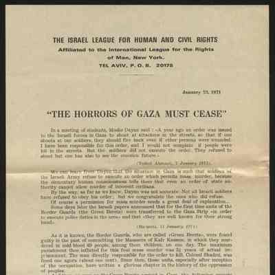 The Israel league for human and civil rights