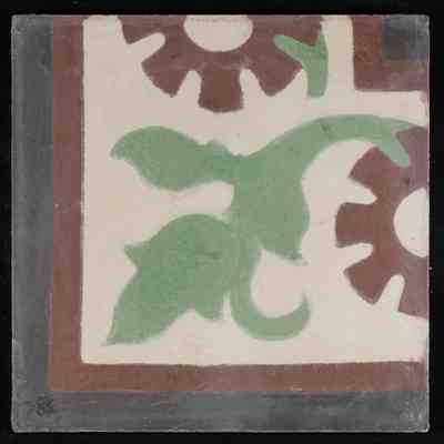 The Reversed Star Border Corner Tile بلاطة زاوية زنار النجمة المعكوسة