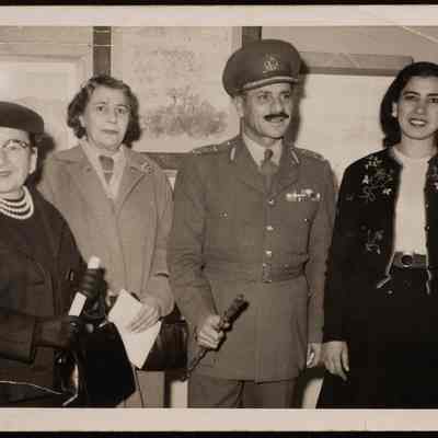 صورة فاطمة المحب وكريم وهدان وزوجته والفنانة صوفي الحلبي