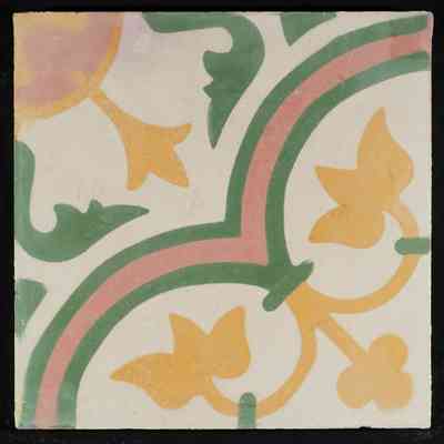 The Two Flowers Carpet Tile بلاطة سجادة الوردتين