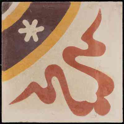 The Round Border Corner Tile بلاطة زاوية زنار المدورة