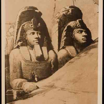 صورة تماثيل فرعونية