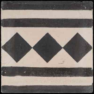 The Squares - Chess Border Tile بلاطة زنار المربعات - الشطرنج