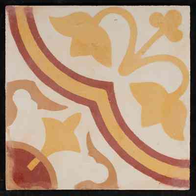 The Two Flowers Carpet Tile بلاطة سجادة الوردتين