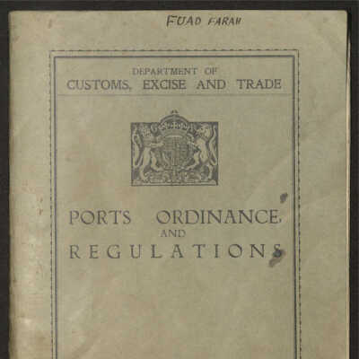 Ports Ordinance and Regulations