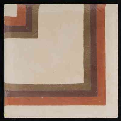 The Lines Border Corner Tile بلاطة زاوية زنار الحُزوز