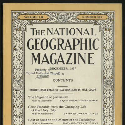The national geographic magazine