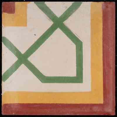 The X Border Corner Tile بلاطة زاوية زنار الإكس