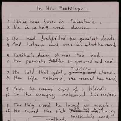 In His Footstep