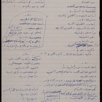 قصيدة مذكرات صعلوك
