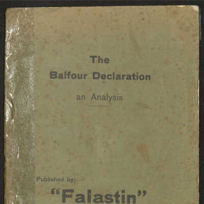 The Balfour Declaration
