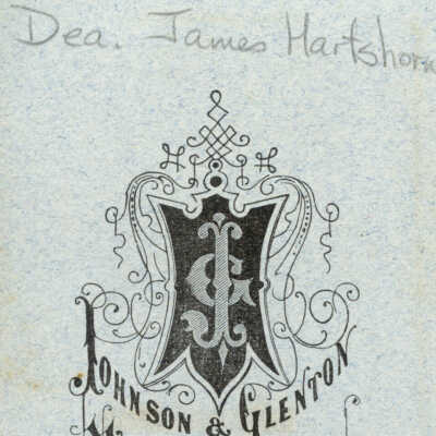 Deacon James Hartshorn-verso